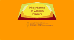 Desktop Screenshot of hyperthermie-zentrum-freiburg.de